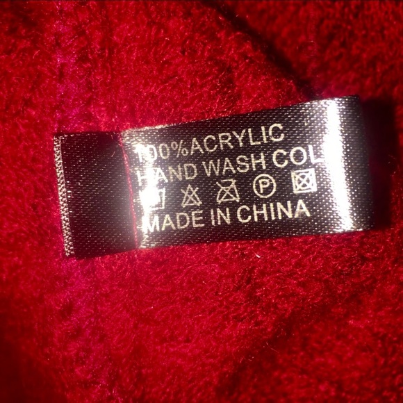 Poncho with Ruffle Trim - Picture 6 of 6